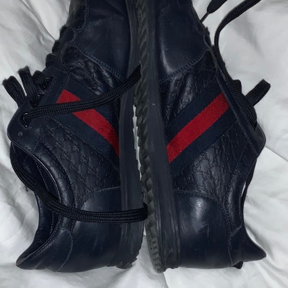 Gucci blue sneakers